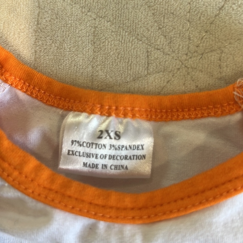 Halloween pumpkin unicorn ruffle tee toddler girls 2T - Picture 2 of 3